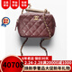 香奈兒（Chanel）女包迷你保齡球包小羊皮崖豆木女包單肩包12.5 × 19 × 10 cm 酒紅色 AS4198 B13085 NO206