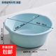 雙耳洗臉盆家用加大加厚防滑寬邊寶寶嬰兒洗澡盆43cm47cm56cm規格 臉盆特大號56cm*1藍色