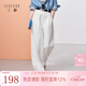 三彩2025冬季新款防透小白褲系列牛仔褲高腰寬松香蕉褲鐮刀褲M(mǎn) 云朵白 L 165/72A