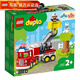 樂(lè )高（LEGO） 得寶嬰幼兒大顆粒拼搭積木玩具生日禮物 10969 救援消防車(chē)