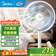 美的（Midea）電風(fēng)扇家用七葉遙控定時(shí)大風(fēng)力落地扇宿舍臥室低噪輕音臺式立式搖頭空氣循環(huán)電扇 FSA30SCR【店長(cháng)推薦丨射頻遙控】
