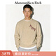 Abercrombie & Fitch【經(jīng)典LOGO】美式絨感套頭毛衣針織衫上衣25秋冬男裝120-5181 卡其色 S (175/92A)