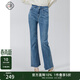 固執（OBSTINATE）2025秋季新款牛仔褲學(xué)院風(fēng)休閑百搭長(cháng)褲女32241KZ08915 藍色 M