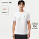 LACOSTE法國鱷魚(yú)男裝26春季新款簡(jiǎn)約舒適短袖運動(dòng)T恤|TH0003 49T/白色/桔色 L 5