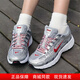 耐克（NIKE）官方女鞋新款P-6000大童運動(dòng)老爹鞋復古休閑鞋網(wǎng)面透氣跑步鞋 HV5064-002銀灰紅 38