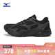 美津濃（MIZUNO）男女跑步運動(dòng)鞋緩震透氣網(wǎng)面拼接反光標識都市跑鞋 RACER S