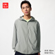 優(yōu)衣庫男裝女裝便攜式防紫外線(xiàn)連帽外套/防曬衣26春夏新款482210 03 灰色 L