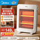 美的（Midea）小太陽(yáng)取暖器電暖器暖風(fēng)機電熱取暖器 烤火爐遠紅外暖風(fēng)取暖爐迷你家用臺式辦公室 速熱暖手寶暖腳 【旋鈕2檔調溫】速熱不刺眼