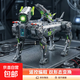 樂(lè )高式積木遙控機器狗模型高難度機械組兒童拼裝玩具男孩新年禮物 軍事機械狗-燈光動(dòng)態(tài)版 男生灰 （禮盒）