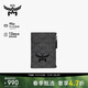 MCM【禮盒款】HIMMEL 迷你對折卡包錢(qián)包情侶款 深灰色