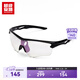 超級安踏專(zhuān)業(yè)跑步眼鏡戶(hù)外防曬騎行運動(dòng)眼鏡防眩光鏡片1825251307R 黑紫-1 均碼