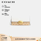 蔻馳（COACH）【品牌直供】女士ELIZA小號斜挎小方包卡其拼白色CP044禮物