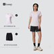 Keep運動(dòng)套裝女士夏季短袖短褲跑步速干T恤瑜伽健身羽毛球訓練服薄款