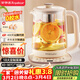 榮事達（Royalstar）養生壺煮茶壺燒水壺電熱水壺開(kāi)水壺恒溫壺家用辦公室玻璃花茶壺熱奶器1.8L預約保溫濾網(wǎng)YSH18L19B
