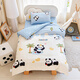 賽維婭全棉幼兒園被子被褥六件套純棉兒童入園三件套含芯嬰兒床午睡床品 歡樂(lè )熊貓 床笠款 2斤絲綿被六件套