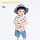 巴拉巴拉【balaOne】巴拉巴拉童裝寶寶短袖t恤2026新款夏裝萌 綠紅色調00346 100