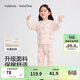 巴拉巴拉童裝兒童家居服套裝女童2026年新款春秋寶寶加絨睡衣甜美紅色新年