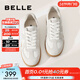 百麗（Belle）劉雯同款女鞋子散文詩(shī)復古德訓鞋簡(jiǎn)約情侶款休閑鞋B0992AM6 【翟瀟聞同款】灰色-女款 37 (235mm)