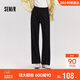 森馬（Semir）休閑褲女春季松緊腰抽繩闊腿褲女生顯瘦ins慵懶衛褲101125127009A