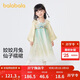 巴拉巴拉童裝女童漢服國風(fēng)連衣裙春秋寶寶襦裙演出服兒童裙子