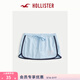 HOLLISTER25夏Y2K澤西風(fēng)撞色運動(dòng)半身裙裙褲女裝343-5104 淺藍色 L (165/80A)