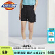 Dickies短褲 女式純棉高腰logo印花休閑百搭短褲 DK010329 黑色 （常規版型） 26