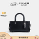 蔻馳（COACH）【禮物】奧萊女士女包鉚釘ROGUE 26號手袋單肩斜挎包通勤手拿包 LH/黑色