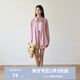 獨束大碼女裝【松弛主義】時(shí)髦自在慵懶感套裝夏日休閑微胖MM顯瘦 霧粉色-短褲 L (尺碼：2)