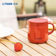 虎牌（TIGER）保溫杯不銹鋼雙層真空辦公咖啡馬克杯MCI-A28C-R深紅色280ml