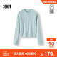 森馬（Semir）商場(chǎng)同款|森柔毛衣女冬季短款絞花圓領(lǐng)寬松2025毛衫101725107001