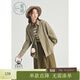 紫涵（ZIHAN）紫涵綠色長(cháng)袖襯衫短外套女春季森系小個(gè)子寬松慵懶上衣 苔蘚綠 M