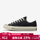 匡威（Converse）男女鞋經(jīng)典低幫復古休閑百搭情侶帆布鞋 162058C CHUCK 70黑色 37.5