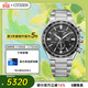 西鐵城（CITIZEN）ATTESA系列 光動(dòng)能多局電波舒博鈦表帶萬(wàn)年歷商務(wù)男表CB5966-69E