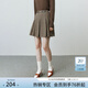 范思藍恩22FS4233格子a字短裙女秋冬新款高腰百褶顯瘦半身裙 咖色格 M