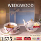 Wedgwood杜鵑一人悅享茶具套裝骨瓷茶壺茶杯碟套裝高顏值下午茶套裝
