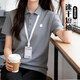 保羅嵐芝（BOLOLANZHI）速干工作服polo衫定制logo夏季4s店汽車(chē)銷(xiāo)售員文化衫短袖工裝t恤 灰色 XL (建議135-145斤)