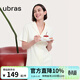 ubras全棉系列滿(mǎn)印開(kāi)襟家居服女短袖長(cháng)褲純棉套裝元氣舒適睡衣軟棉棉 短袖長(cháng)褲-奶糖白色 M