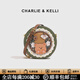 CHARLIE&KELLI CK品牌包包女款2026新款生日禮物女小圓餅包可愛(ài)少女單肩斜挎包 綠色【母親節生日520情人節禮物】