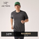ARC'TERYX始祖鳥(niǎo) CORMAC CREW SS 舒適 男子 速干短袖T恤 Black Heather/黑灰色 XL