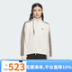 阿迪達斯（adidas）【勁浪體育】三葉草女子復古針織運動(dòng)寬松夾克外套KQ5490 圖色 S