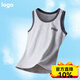 寬葉竹兒童莫代爾背心男童內穿寶寶夏季青少年小孩打底貼身內衣小背心 窄肩薄款背心)淺灰 【偏小一碼】 160 【建議身高145cm-155cm】