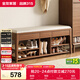 全友家居軟包換鞋凳子原木風(fēng)實(shí)木腿入戶(hù)玄關(guān)門(mén)口鞋柜收納凳子儲物凳子