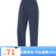 李寧（LI-NING）【勁浪體育】男子運動(dòng)必備直筒排濕速干運動(dòng)長(cháng)褲墨水藍AYKV141-15 圖色 M