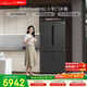 博世（BOSCH）灰階605升十字門(mén)冰箱超大容量變頻精細分儲鮮潤保濕一級能效 無(wú)霜保鮮 KMF61A91TI 國家補貼