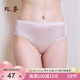 絲界100%桑蠶絲真絲內褲女抗菌高腰收腹無(wú)痕秋冬薄款絲綢三角褲短褲衩