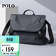 POLO單肩包男士多功能斜挎包男橫款iPad包大容量手機包運動(dòng)挎包男輕便
