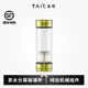 TAIC 太可純鈦茶水分離杯雙層高硼硅玻璃杯隔熱泡茶杯子水杯喝茶禮物 莫奈·流光金360ml 360ml