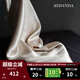 SIDANDA22姆米重磅真絲枕套涼感絲滑桑蠶絲枕頭套高端酒店成人枕套 22姆米桑蠶絲 臻耀金 單只 48cm*74cm