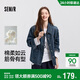 森馬（Semir）牛仔外套女中長(cháng)款落肩寬松夾克2025春秋棉質(zhì)通勤109125108014