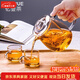 憶壺茶（YIHUTEA） 茶壺玻璃泡茶壺玻璃茶具 茶水分離煮茶壺玻璃水壺保溫加熱煮茶器 【一壺2杯】650ML泡茶壺